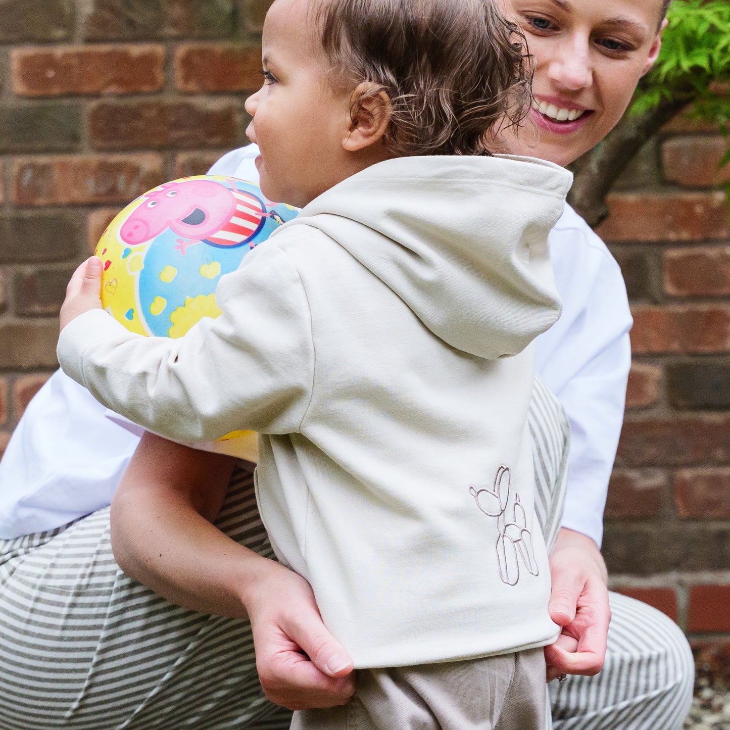 Personalised Kids Tracksuit Cream
