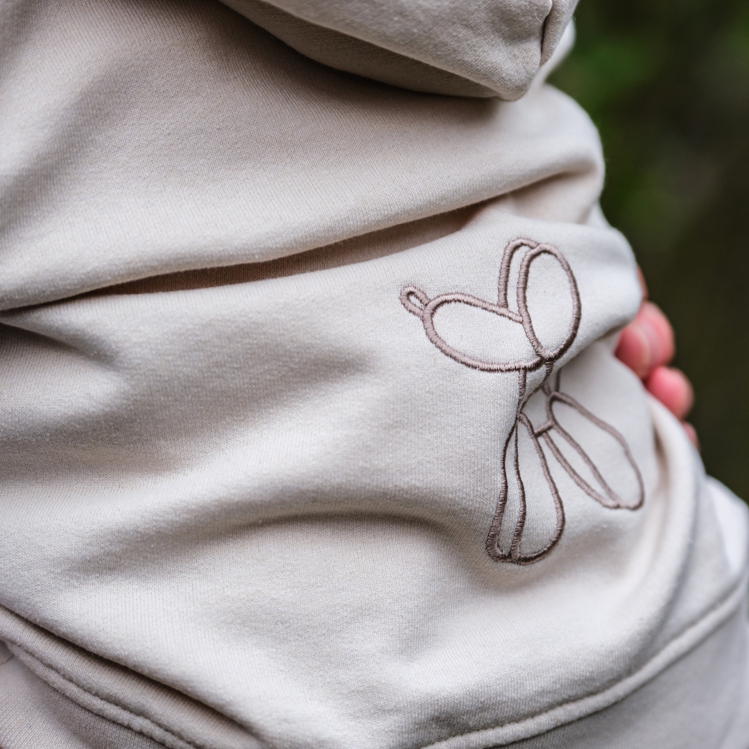 Personalised Kids Tracksuit Cream