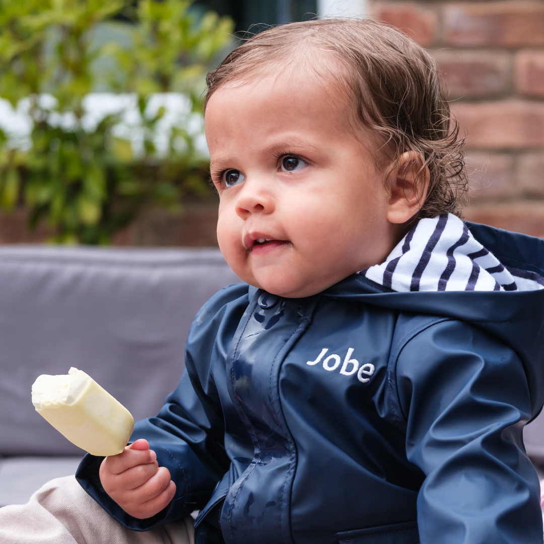 Personalised Kids Raincoat Navy