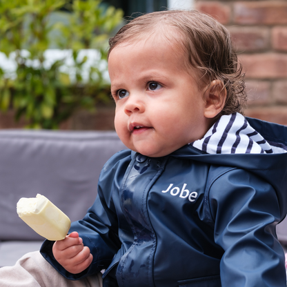 Personalised Kids Raincoat Navy