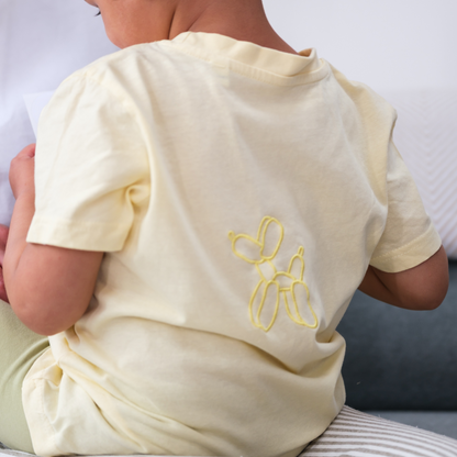 Personalised Kids T-shirt Yellow