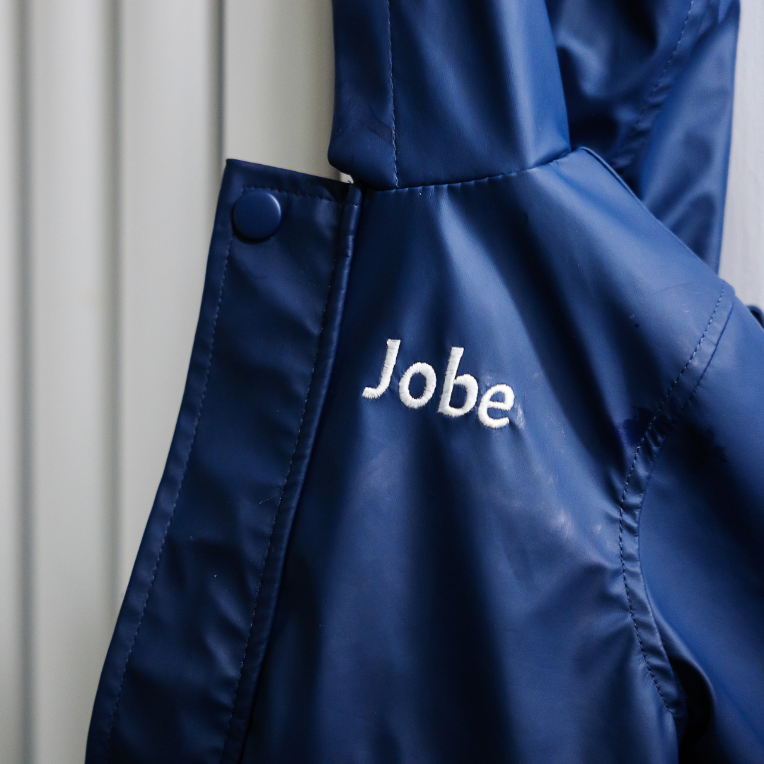 Personalised Kids Raincoat Navy