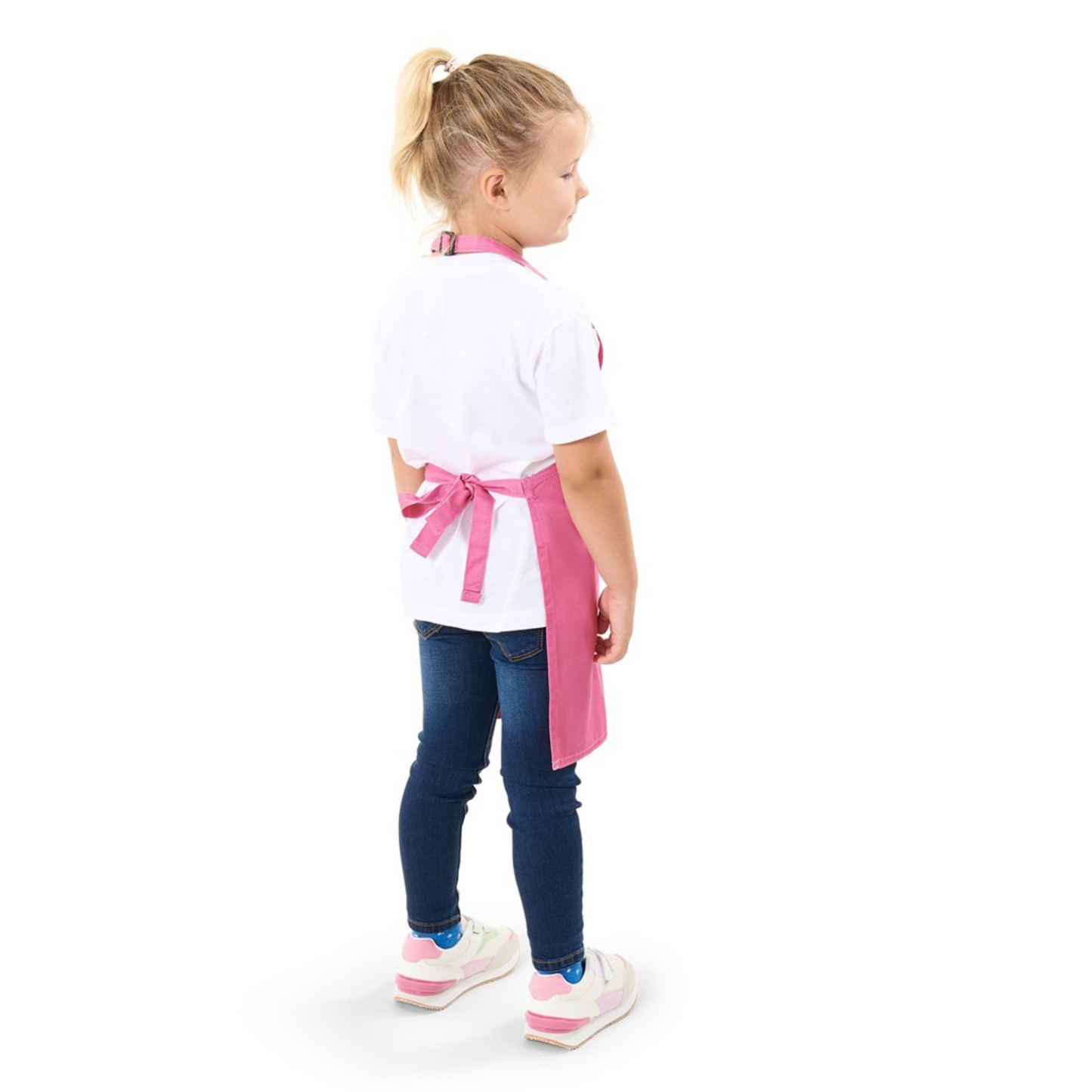 Personalised Love Is My Dog And Food Apron Pink
