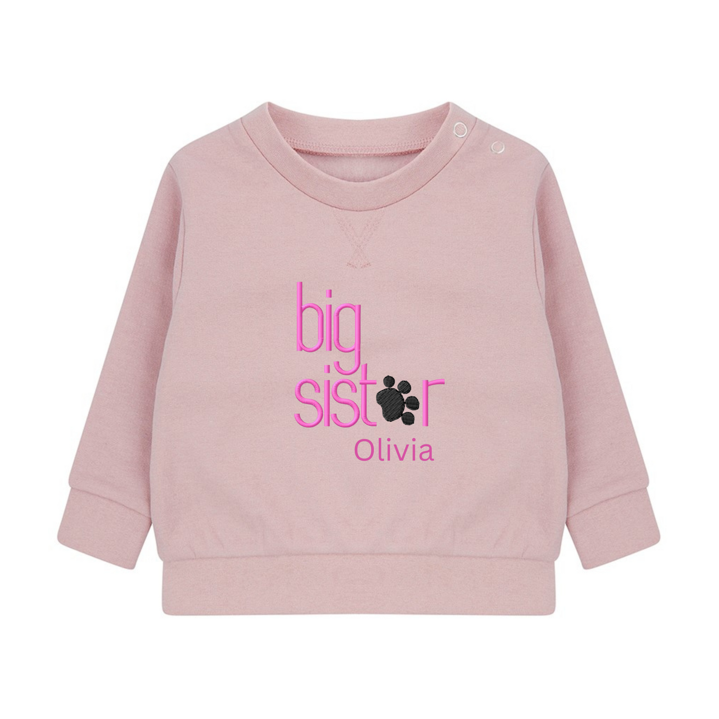 Personalised Big Sister Sweatshirt