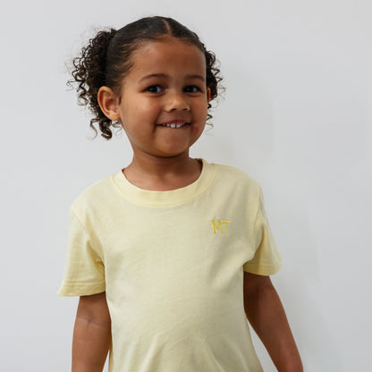 Personalised Kids T-shirt Yellow