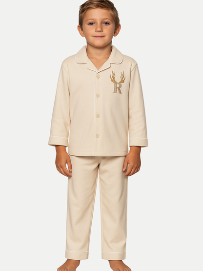 Beige Christmas Pyjama