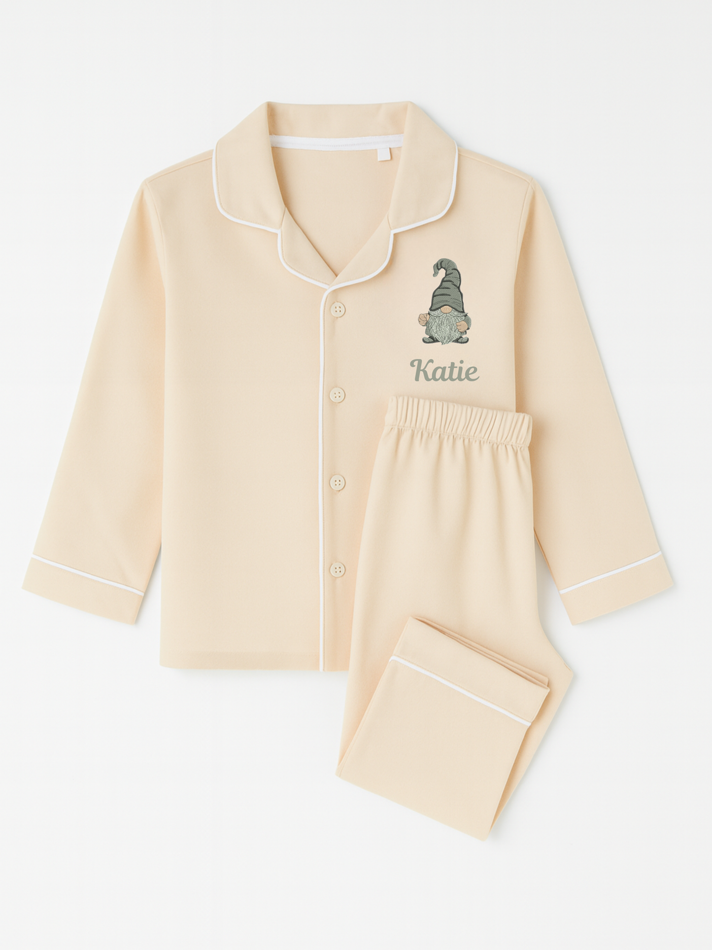 Beige Christmas Pyjama