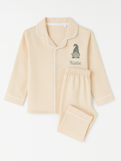 Beige Christmas Pyjama