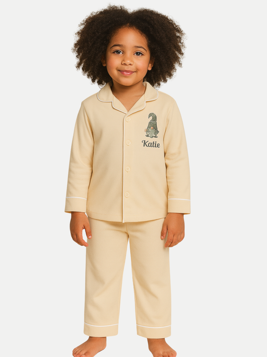 Beige Christmas Pyjama