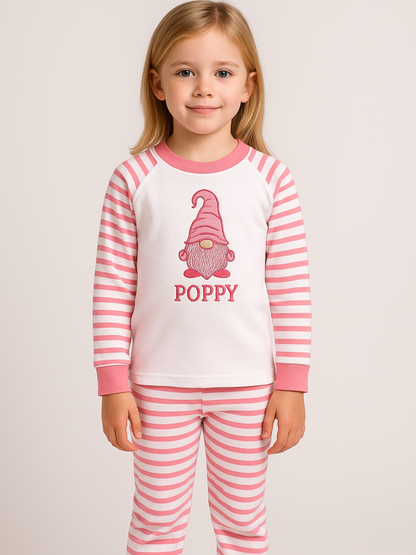 Pink Personalised Christmas Pyjama