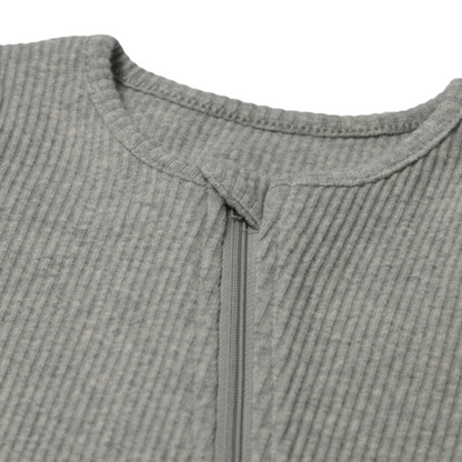 Personalised Ribbed Sleepsuit