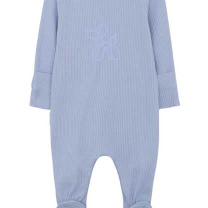 Personalised Ribbed Sleepsuit