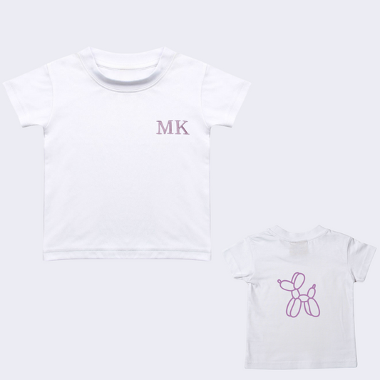 Personalised Kids T-shirt White